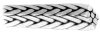 e01400 tru chrome flex viii braided arches rectangle wire