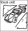 j01132 elastic race car